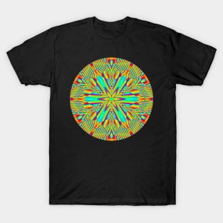 Rainbow Fractal Kaleidoscope T-Shirt